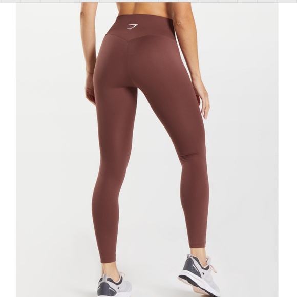 GYMSHARK training leggings - cherry brown - Picture 2 of 4